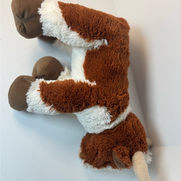 Build a Bear Longhorn Stuffed Animal - Brown and White - Picture 6 of 7